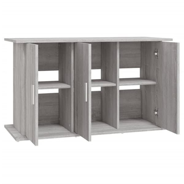 vidaXL Akvaarioteline harmaa Sonoma 101x41x58 cm tekninen puu