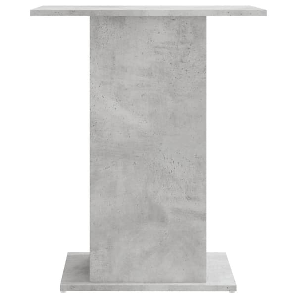 vidaXL akvariebord 60,5x36x72,5 cm konstrueret træ betongrå