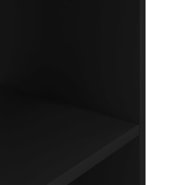 vidaXL Akvaarioteline musta 75x36x72,5 cm tekninen puu