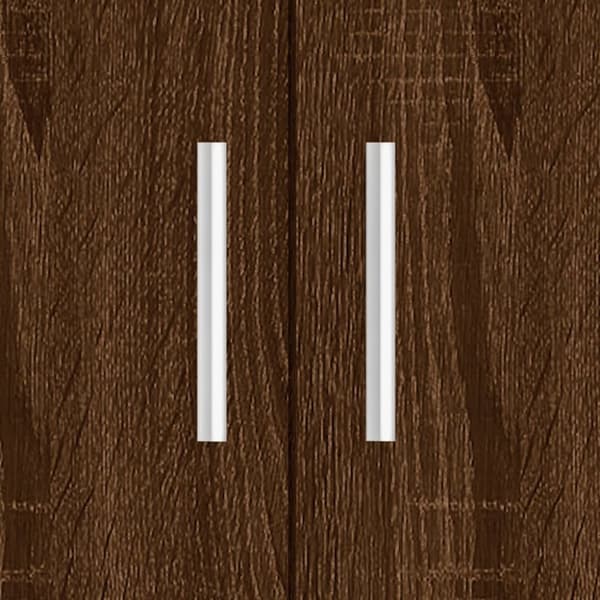 vidaXL Akvaarioteline ruskea tammi 101x41x58 cm tekninen puu