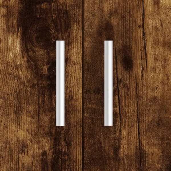 vidaXL Akvaarioteline savutammi 101x41x58 cm tekninen puu