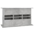 Pikkukuva 9 / 11: vidaXL Akvaarioteline betoninharmaa 101x41x58 cm tekninen puu