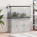 Pikkukuva 2 / 11: vidaXL Akvaarioteline betoninharmaa 101x41x58 cm tekninen puu