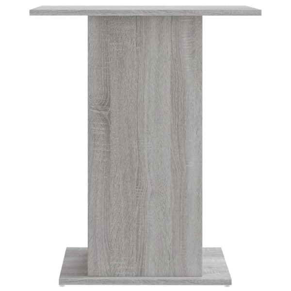 vidaXL akvariebord 60,5x36x72,5 cm konstrueret træ grå sonoma-eg