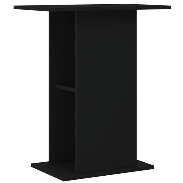 vidaXL akvariebord 60,5x36x72,5 cm konstrueret træ sort