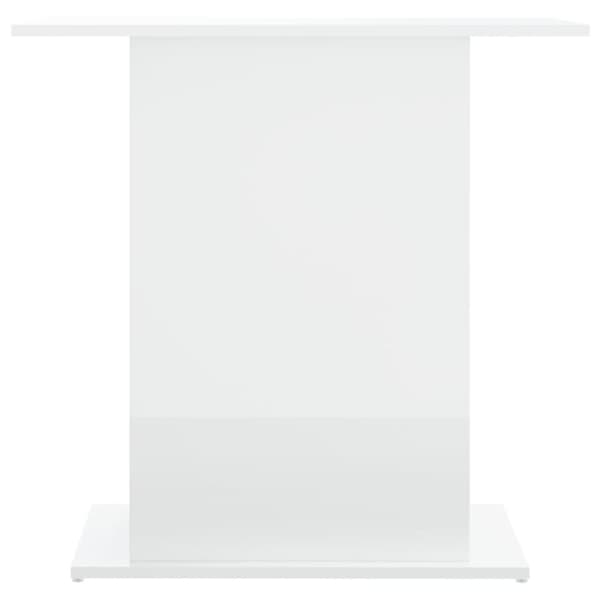 vidaXL akvariebord 75x36x72,5 cm konstrueret træ hvid højglans