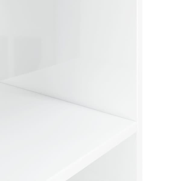 vidaXL akvariebord 75x36x72,5 cm konstrueret træ hvid højglans