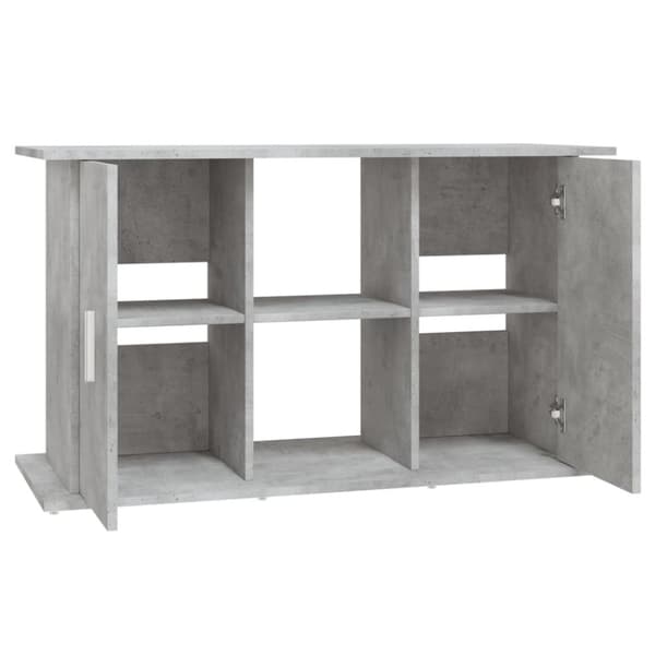 vidaXL Akvaarioteline betoninharmaa 101x41x58 cm tekninen puu