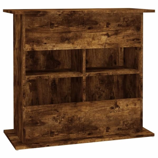 vidaXL Akvaarioteline savutammi 81x36x73 cm tekninen puu