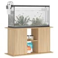 Miniatyrbillede 4 af 11: vidaXL akvariebord 101x41x58 cm konstrueret træ sonoma-eg