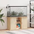 Miniatyrbillede 2 af 11: vidaXL akvariebord 101x41x58 cm konstrueret træ sonoma-eg