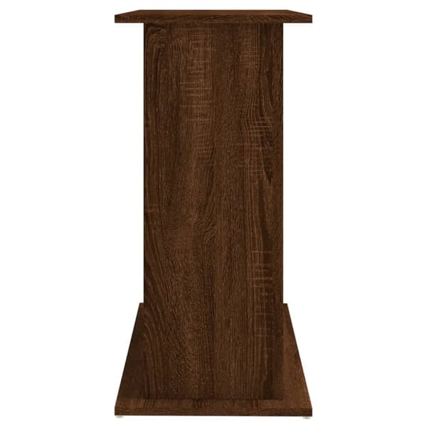 vidaXL Akvaarioteline ruskea tammi 81x36x73 cm tekninen puu