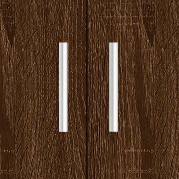 vidaXL Akvaarioteline ruskea tammi 81x36x73 cm tekninen puu