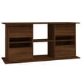 Miniatyrbilde 9 av 11: vidaXL Akvariumstativ brun eik 121x41x58 cm konstruert tre