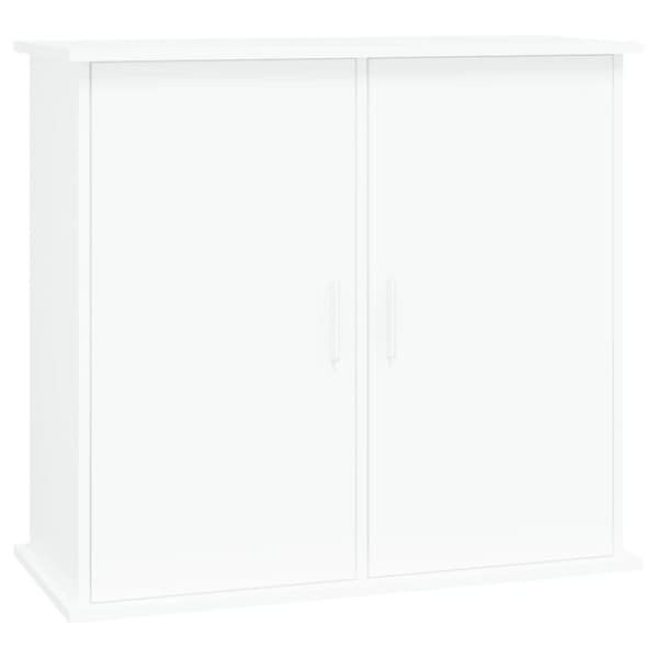 vidaXL Akvariebänk vit 81x36x73 cm konstruerat trä