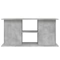 Miniatyrbilde 4 av 11: vidaXL Akvariumstativ betonggrå 121x41x58 cm konstruert tre