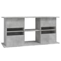 Miniatyrbilde 7 av 11: vidaXL Akvariumstativ betonggrå 121x41x58 cm konstruert tre