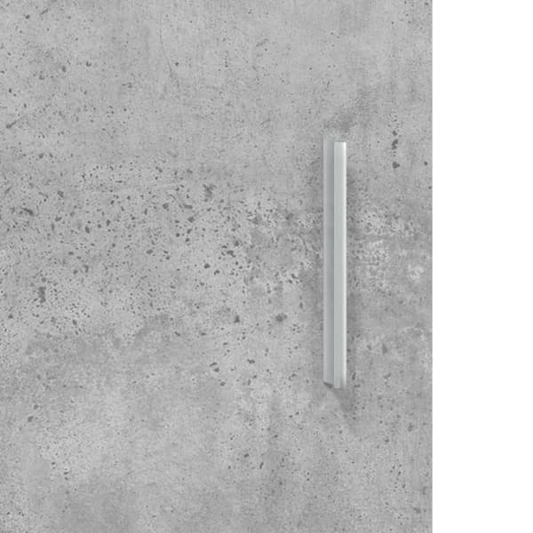 vidaXL Akvariumstativ betonggrå 121x41x58 cm konstruert tre