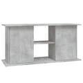 Miniatyrbilde 1 av 11: vidaXL Akvariumstativ betonggrå 121x41x58 cm konstruert tre