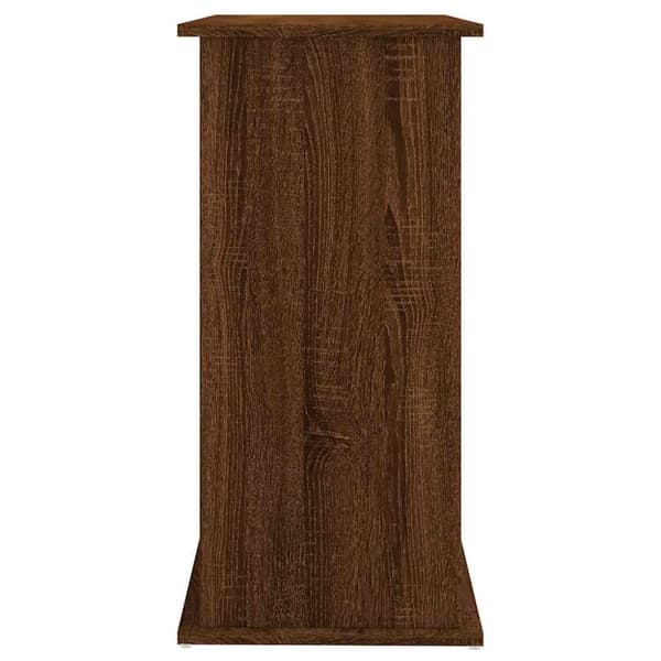 vidaXL Akvariumstativ brun eik 81x36x73 cm konstruert tre