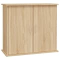 Miniatyrbilde 3 av 11: vidaXL Akvariumstativ sonoma eik 81x36x73 cm konstruert tre