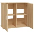 Miniatyrbilde 7 av 11: vidaXL Akvariumstativ sonoma eik 81x36x73 cm konstruert tre