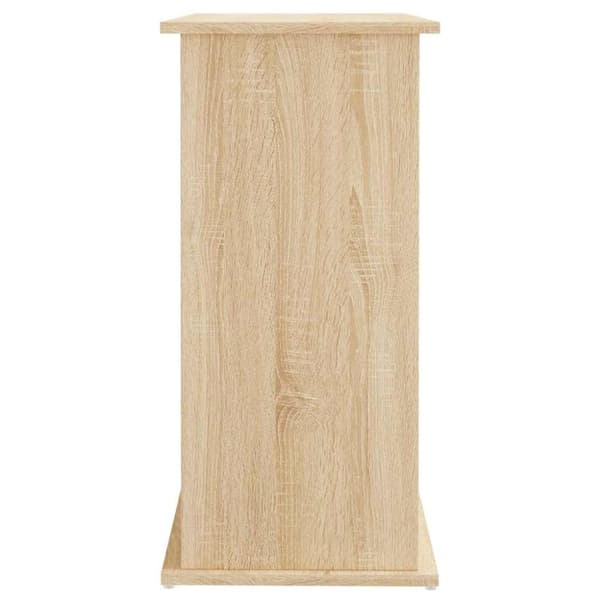 vidaXL Akvariumstativ sonoma eik 81x36x73 cm konstruert tre