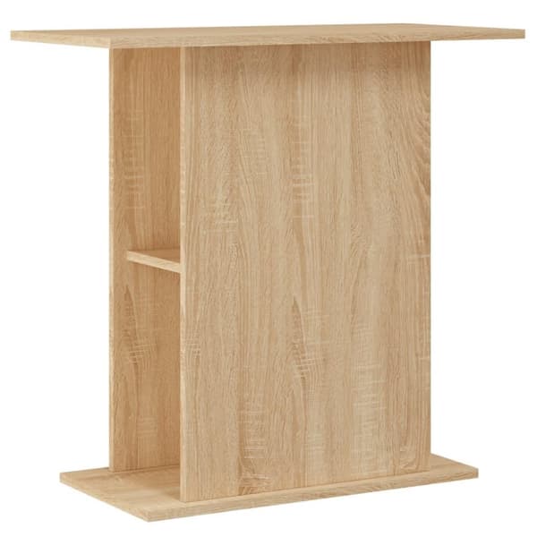 vidaXL Akvariebänk sonoma-ek 36x75x72,5 cm konstruerat trä