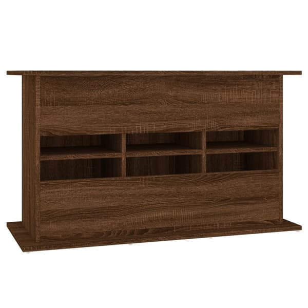 vidaXL Akvariumstativ brun eik 101x41x58 cm konstruert tre