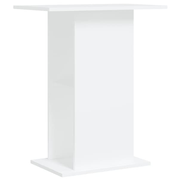 vidaXL Akvariebänk vit 60,5x36x72,5 cm konstruerat trä