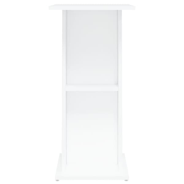 vidaXL Akvariebänk vit 60,5x36x72,5 cm konstruerat trä