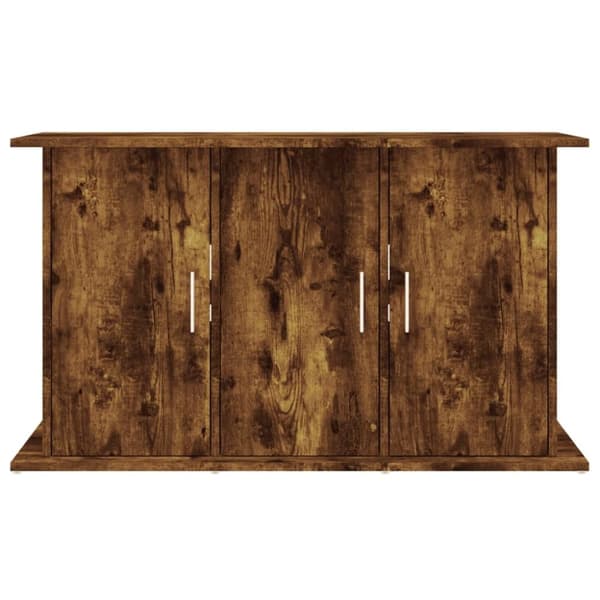 vidaXL Akvariumstativ røkt eik 101x41x58 cm konstruert tre