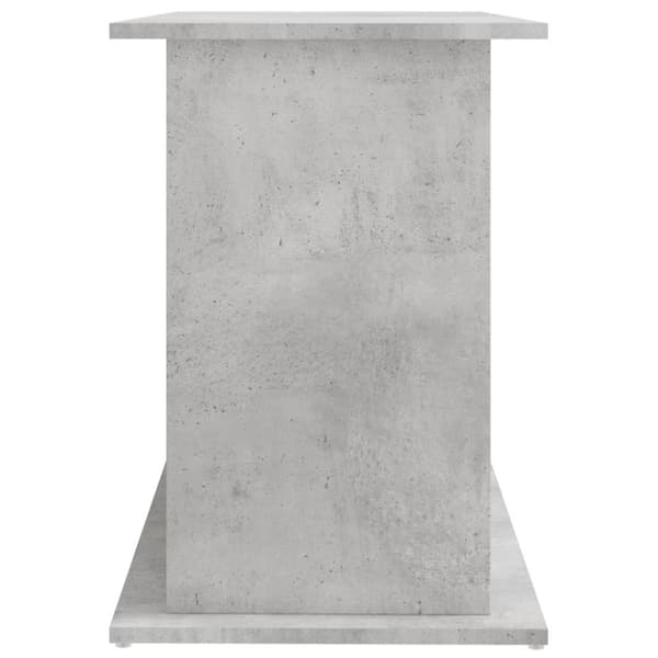 vidaXL Akvariebänk betonggrå 101x41x58 cm konstruerat trä