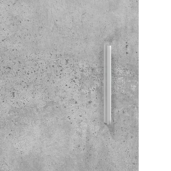 vidaXL Akvariebänk betonggrå 101x41x58 cm konstruerat trä