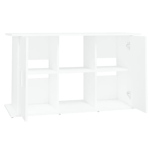 vidaXL Akvariebänk vit 101x41x58 cm konstruerat trä