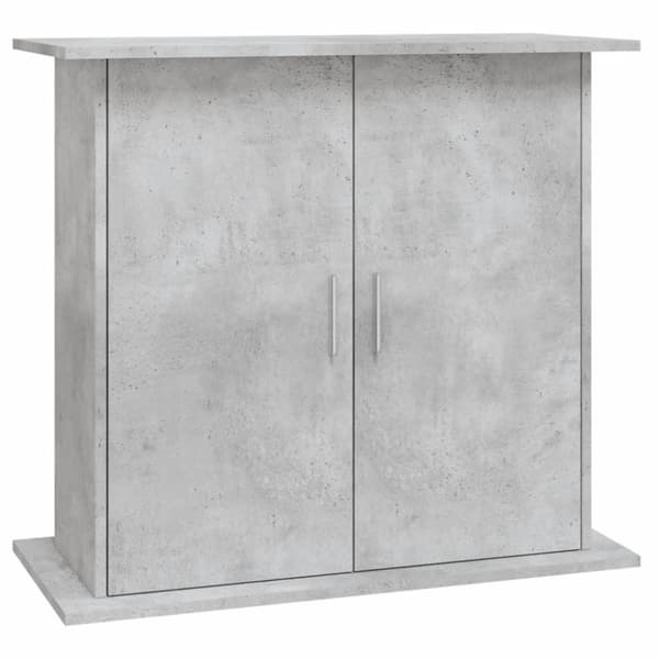 vidaXL Akvariumstativ betonggrå 81x36x73 cm konstruert tre
