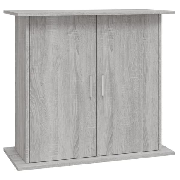 vidaXL Akvariumstativ grå sonoma 81x36x73 cm konstruert tre