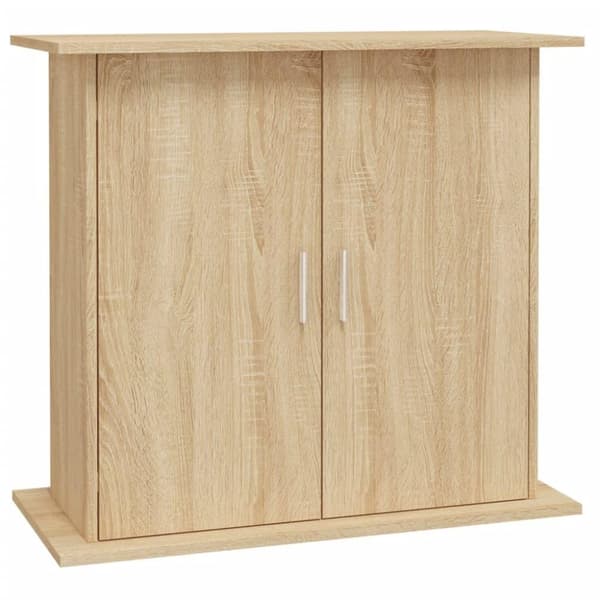 vidaXL Akvariumstativ sonoma eik 81x36x73 cm konstruert tre