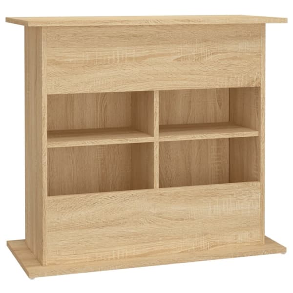 vidaXL Akvariumstativ sonoma eik 81x36x73 cm konstruert tre