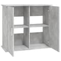 Pikkukuva 6 / 10: Akvaarioteline betoninharmaa 81x36x73 cm tekninen puu