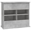 Pikkukuva 8 / 10: Akvaarioteline betoninharmaa 81x36x73 cm tekninen puu