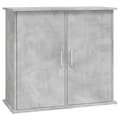 Pikkukuva 2 / 10: Akvaarioteline betoninharmaa 81x36x73 cm tekninen puu