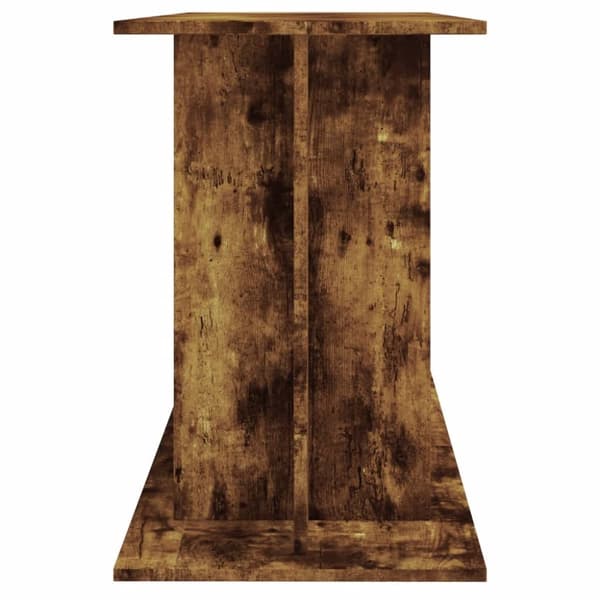akvariebord 120x40x60 cm konstrueret træ røget egetræsfarve