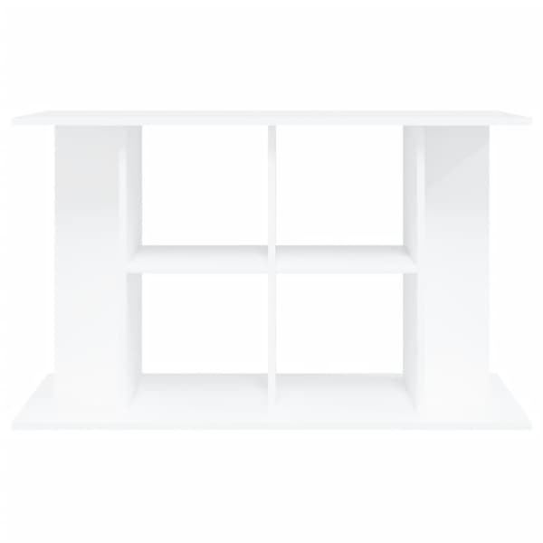 Akvariebänk vit 100x40x60 cm konstruerat trä