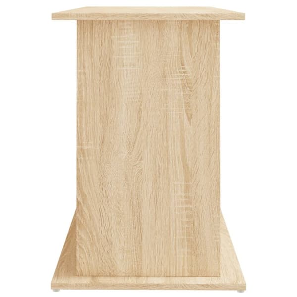 akvariebord 121x41x58 cm konstrueret træ sonoma-eg