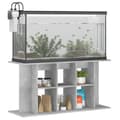 Miniatyrbillede 3 af 9: akvariebord 120x40x60 cm konstrueret træ betongrå