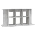 Miniatyrbillede 2 af 9: akvariebord 120x40x60 cm konstrueret træ betongrå