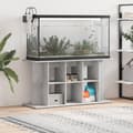 Miniatyrbillede 1 af 9: akvariebord 120x40x60 cm konstrueret træ betongrå