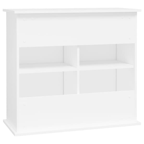 Akvaarioteline valkoinen 81x36x73 cm tekninen puu