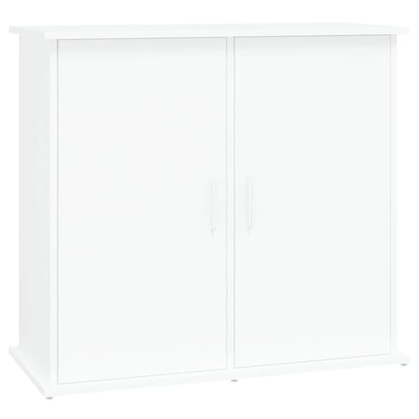 Akvaarioteline valkoinen 81x36x73 cm tekninen puu